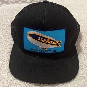 SS12- Supreme Blimp "The World Is Yours" Mesh Back Starter Trucker Cap